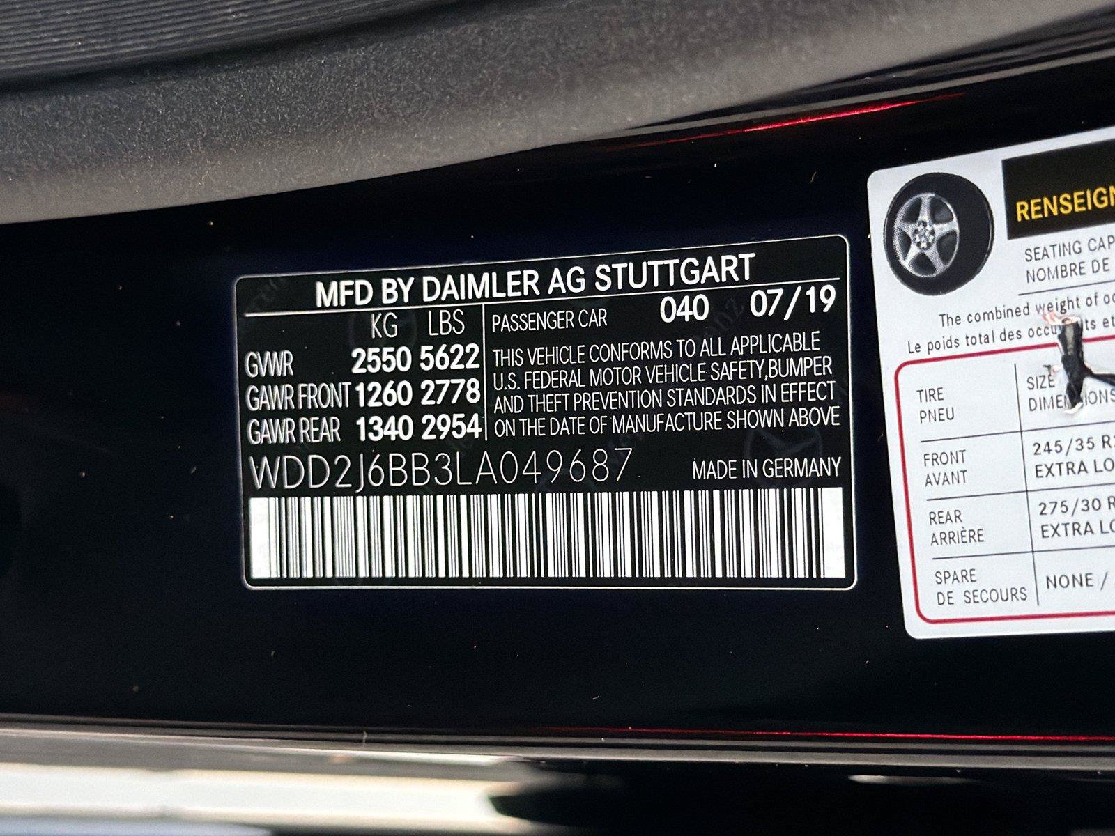 Used 2020 Mercedes-Benz CLS 53 AMG 4MATIC w/ Driver Assistance Package image 35