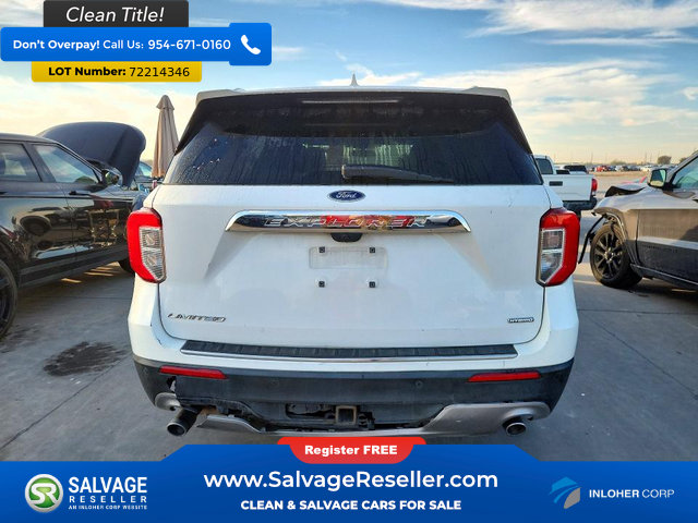 Used 2020 Ford Explorer Limited w/ Hybrid Equipment Group 310A RWD image 8
