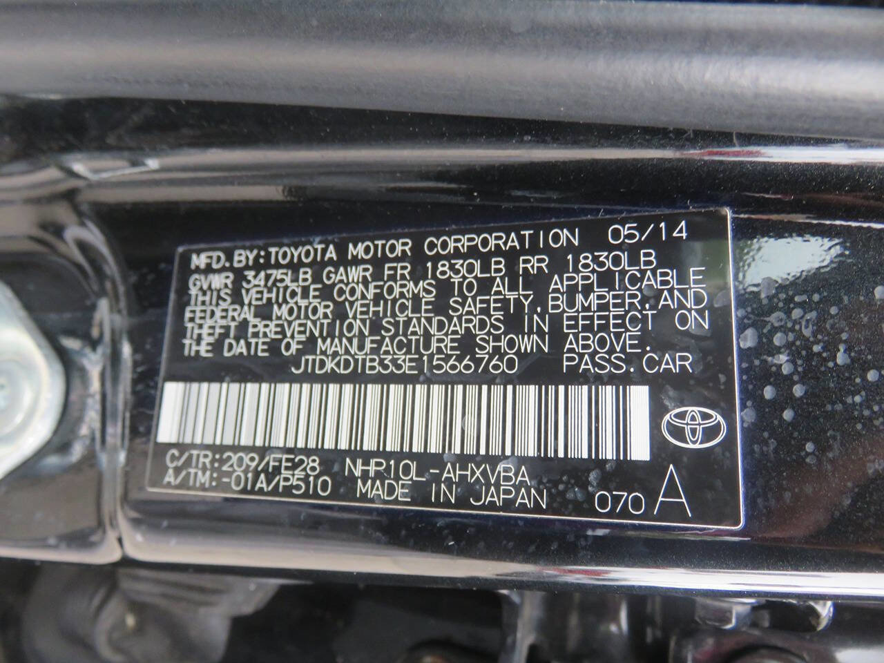 Used 2014 Toyota Prius C One FWD image 36