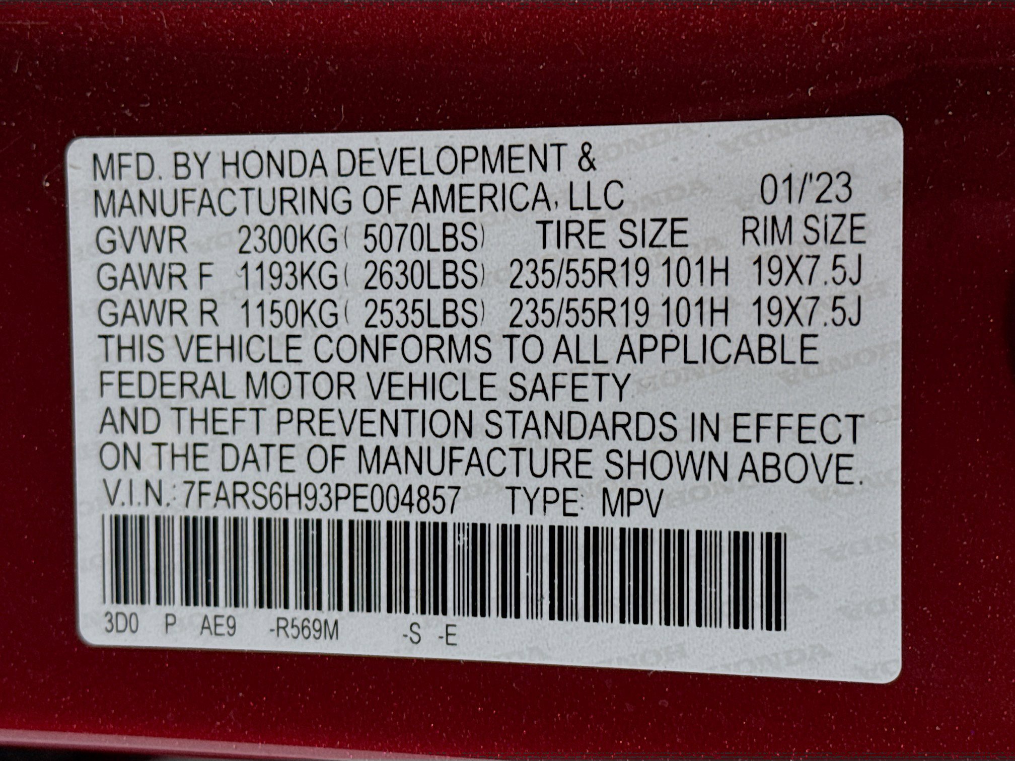 Certified 2023 Honda CR-V Sport Touring image 33
