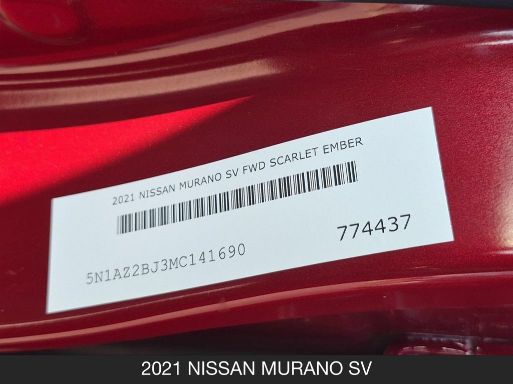 Certified 2021 Nissan Murano SV w/ SV Special Edition Package FWD image 25