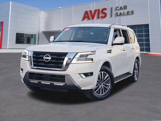 Used 2023 Nissan Armada SL w/ Captain's Chairs Package image 1