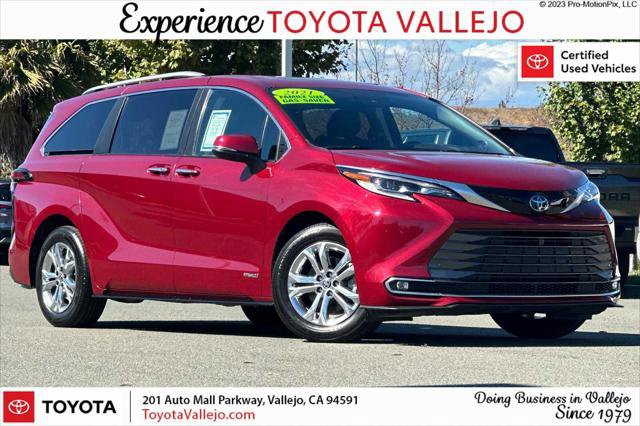 Certified 2021 Toyota Sienna Platinum