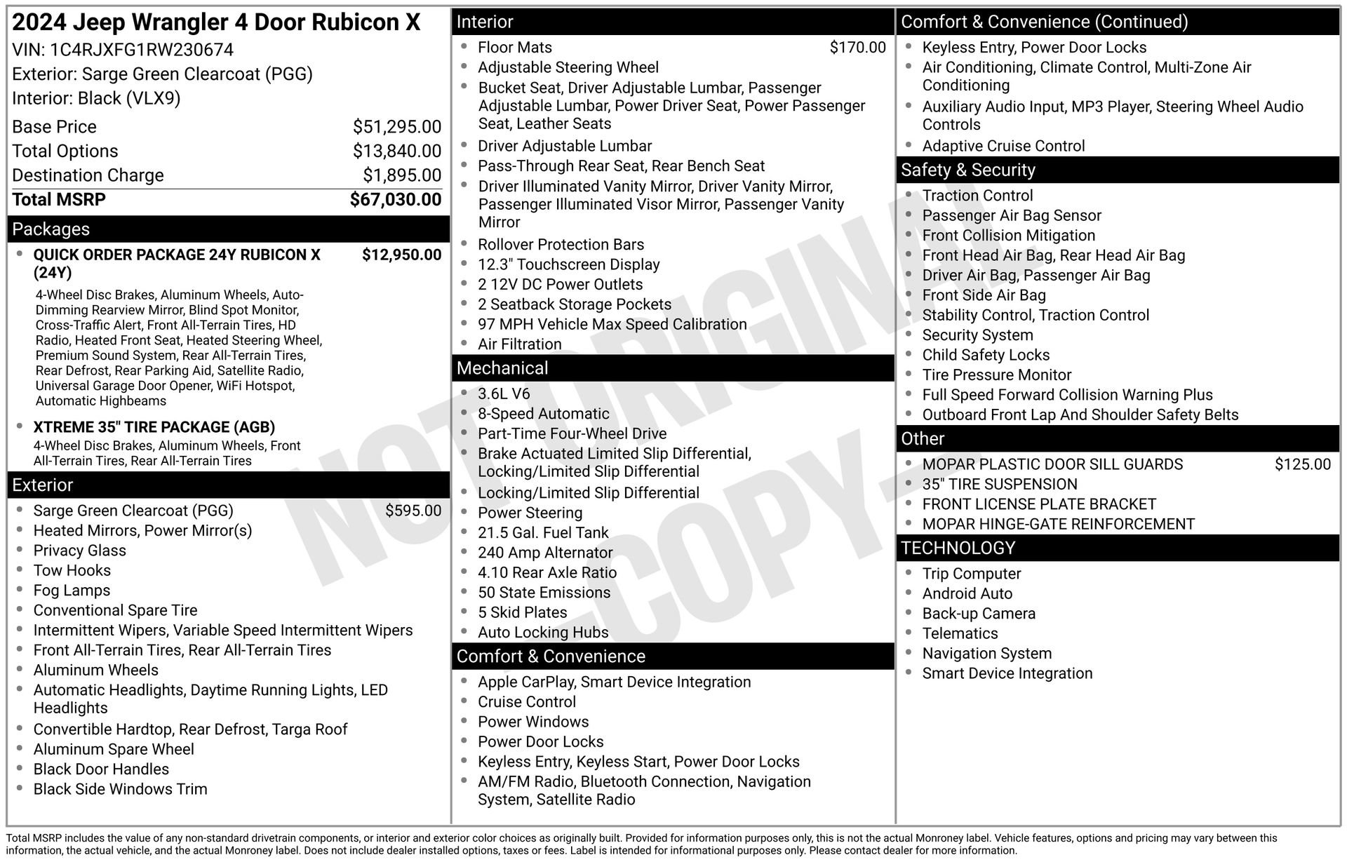 Used 2024 Jeep Wrangler Unlimited Rubicon image 3
