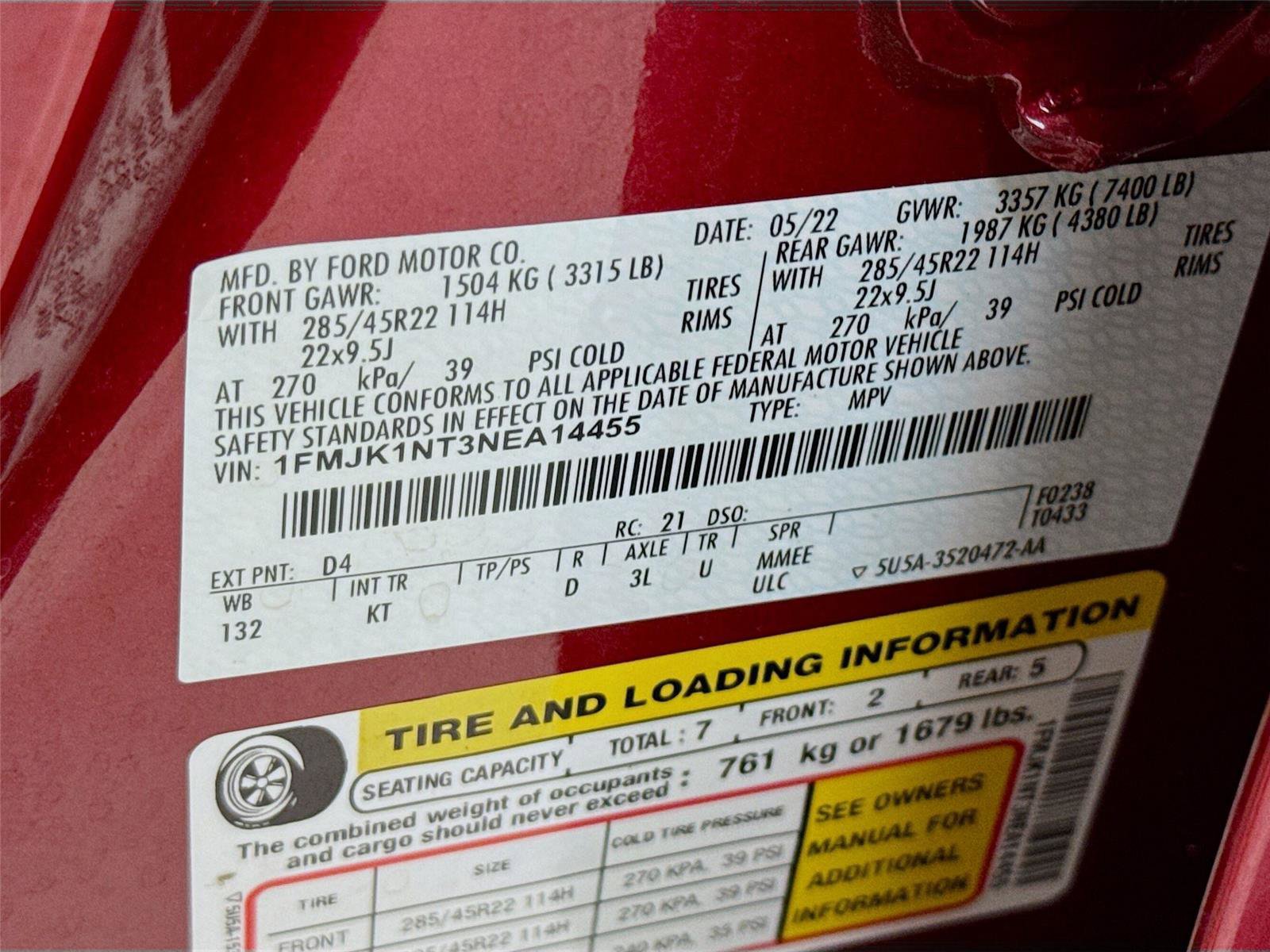 Used 2022 Ford Expedition Max King Ranch image 34