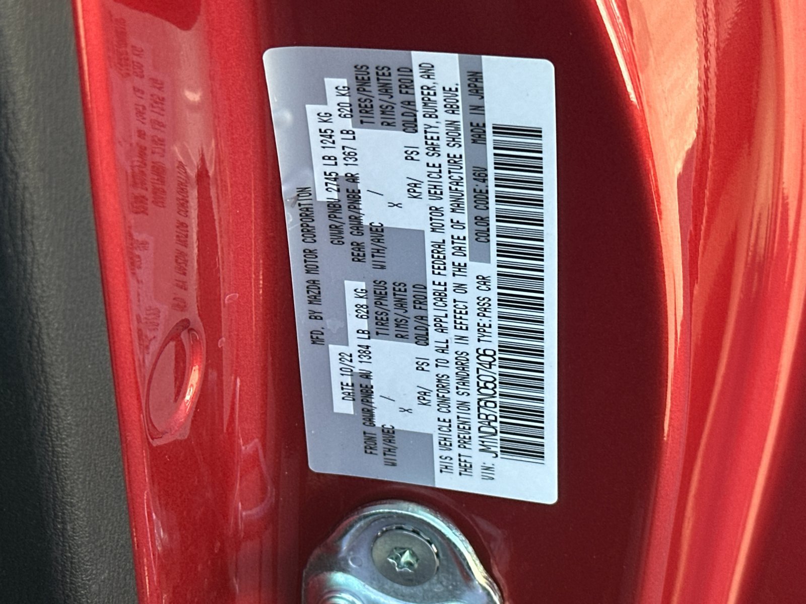 Used 2022 MAZDA MX-5 Miata Sport RWD image 26