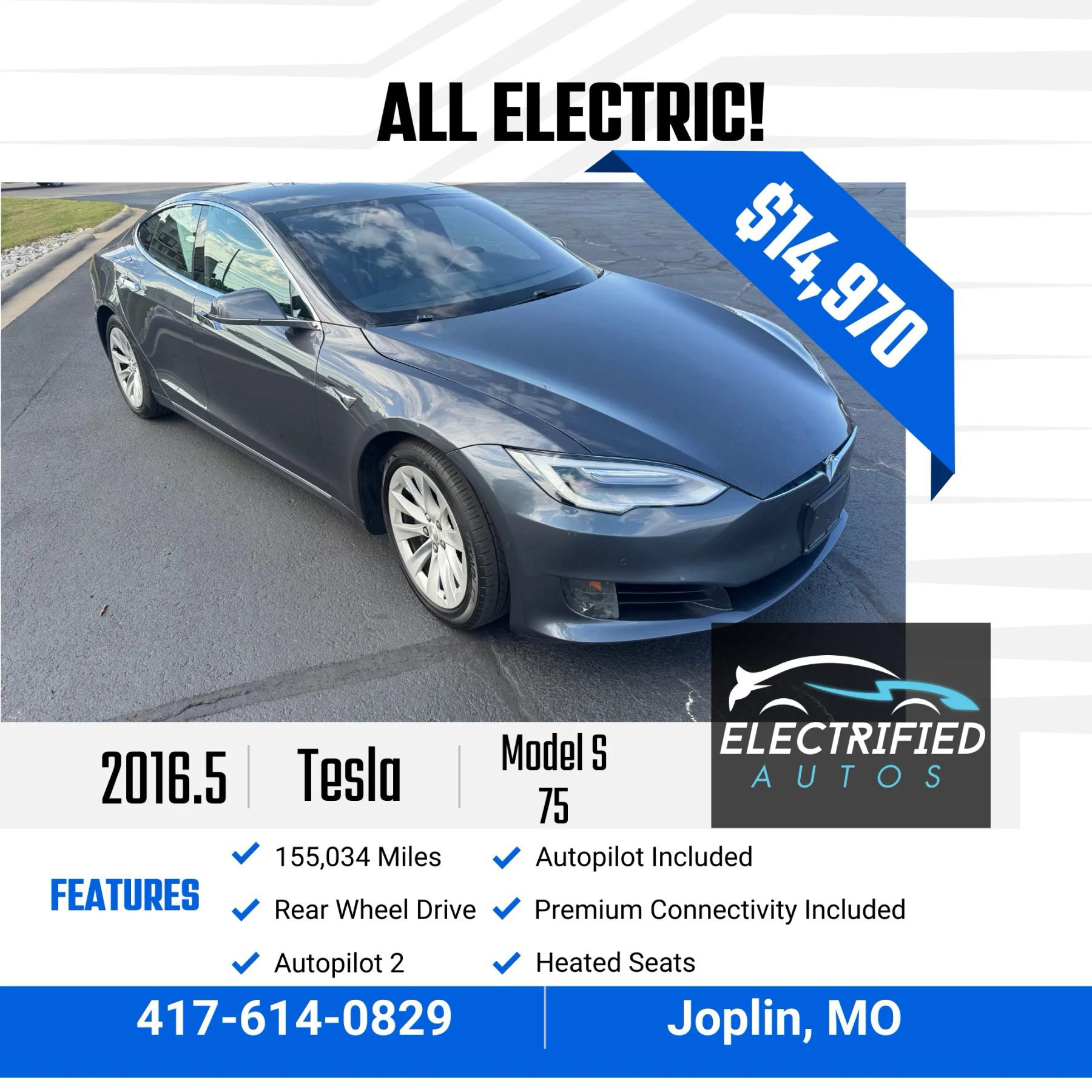 Used 2016 Tesla Model S 75