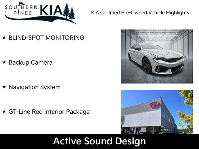 Certified 2025 Kia K5 GT-Line w/ GT-Line Premium Package FWD image 10