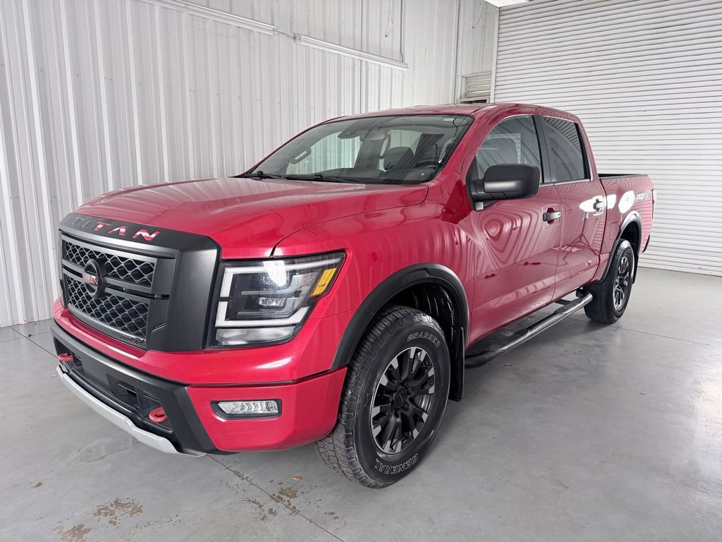 Used 2022 Nissan Titan PRO-4X w/ Off Road Protection Package AWD/4WD image 1