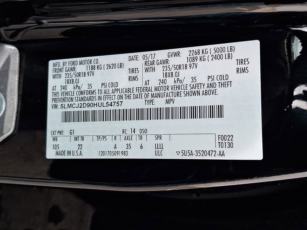 Used 2017 Lincoln MKC Select w/ Select Plus Package image 28