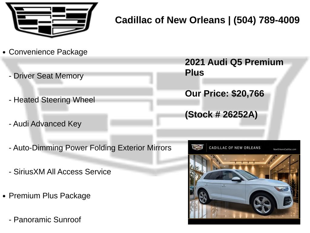 Used 2021 Audi Q5 2.0T Premium Plus AWD/4WD image 7