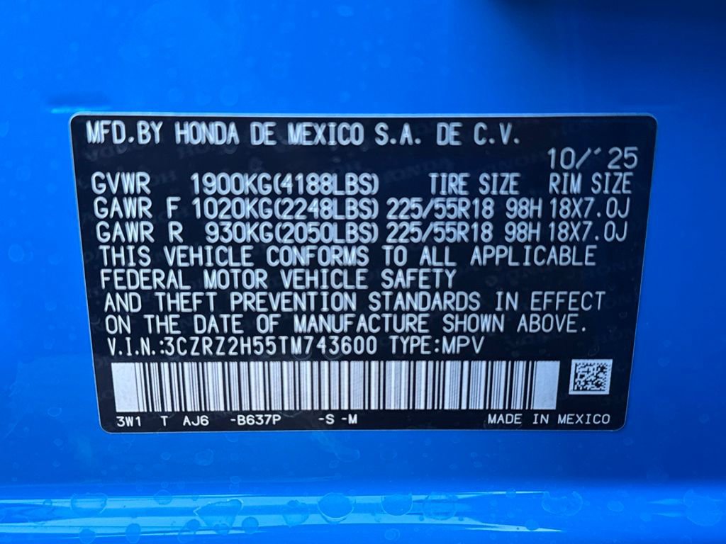 New 2026 Honda HR-V Sport image 30