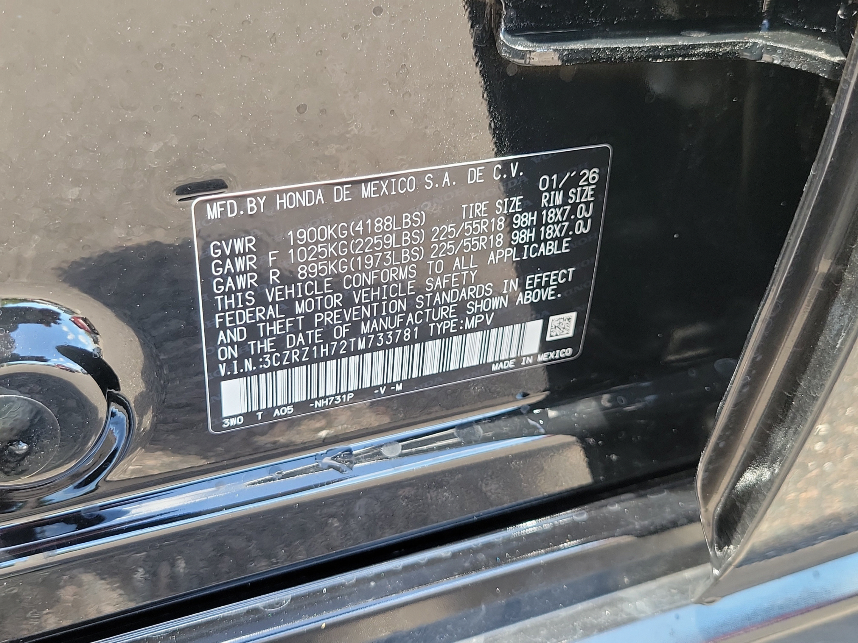Certified 2026 Honda HR-V EX-L image 34