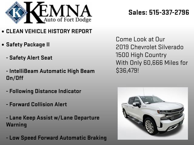 Used 2019 Chevrolet Silverado 1500 High Country image 7