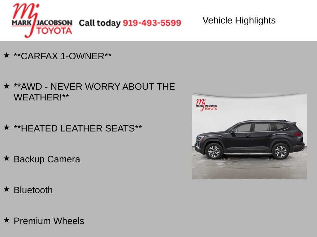 Used 2024 Volkswagen Atlas SE AWD/4WD image 5