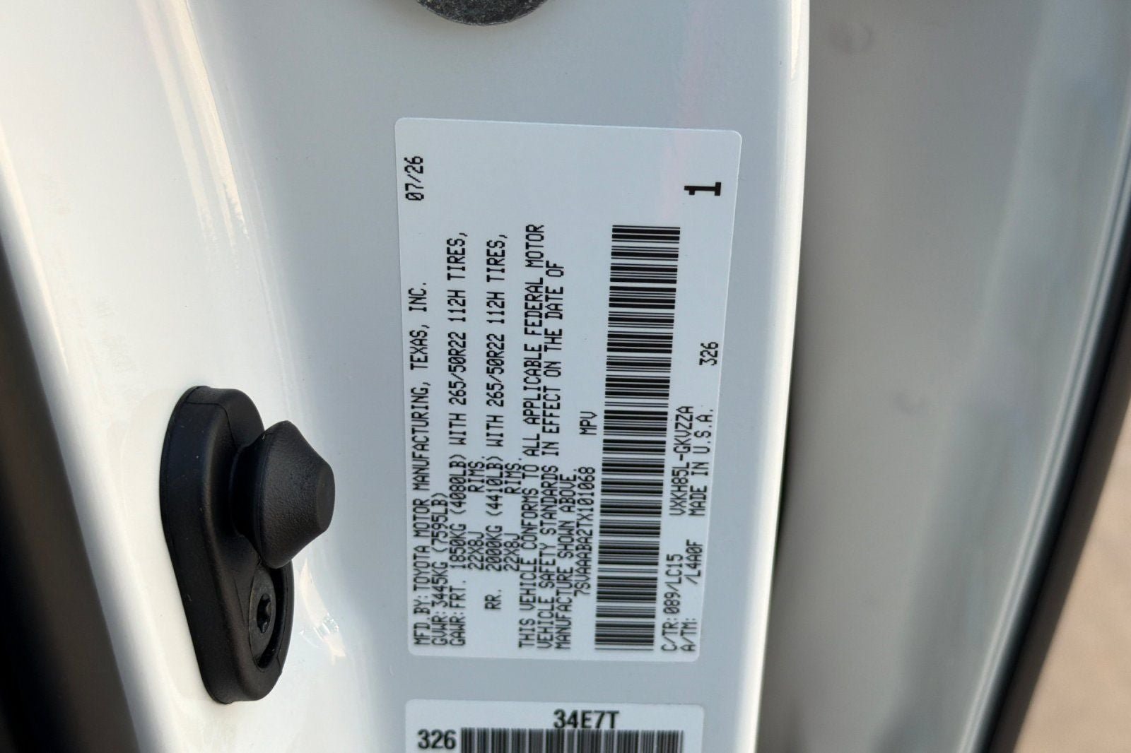 New 2026 Toyota Sequoia Capstone w/ TRD Performance Package (TMS) AWD/4WD image 35