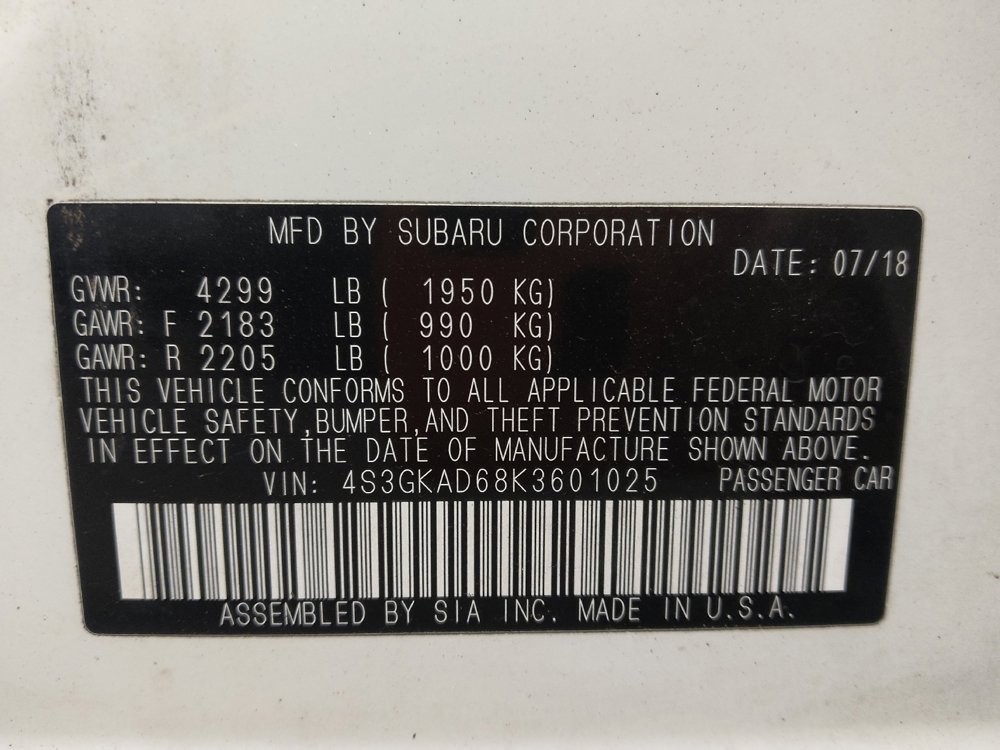 Used 2019 Subaru Impreza 2.0i Premium w/ Eyesight & BSD/Rcta & SRF image 33