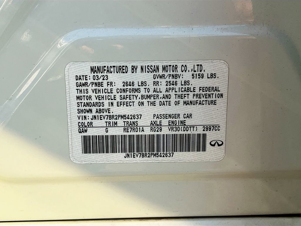 Used 2023 INFINITI Q50 Luxe w/ Cargo Package image 33