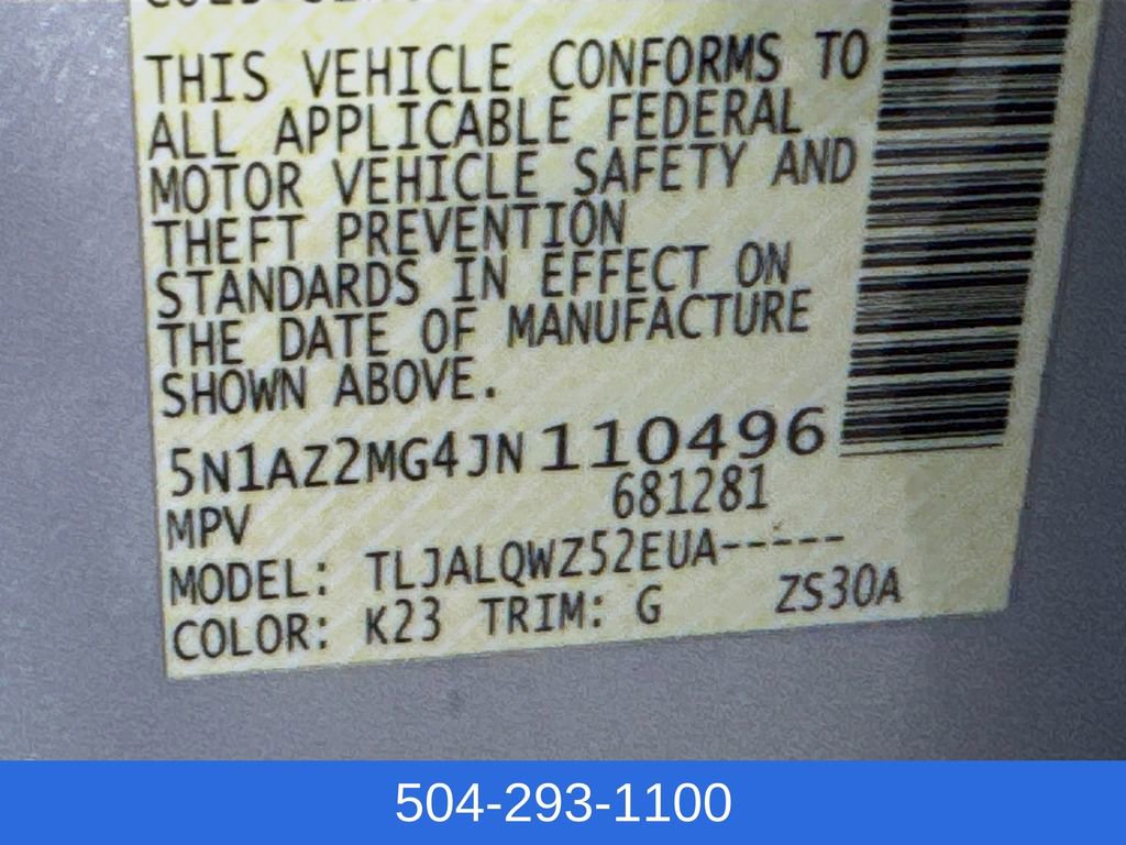 Used 2018 Nissan Murano SV image 30