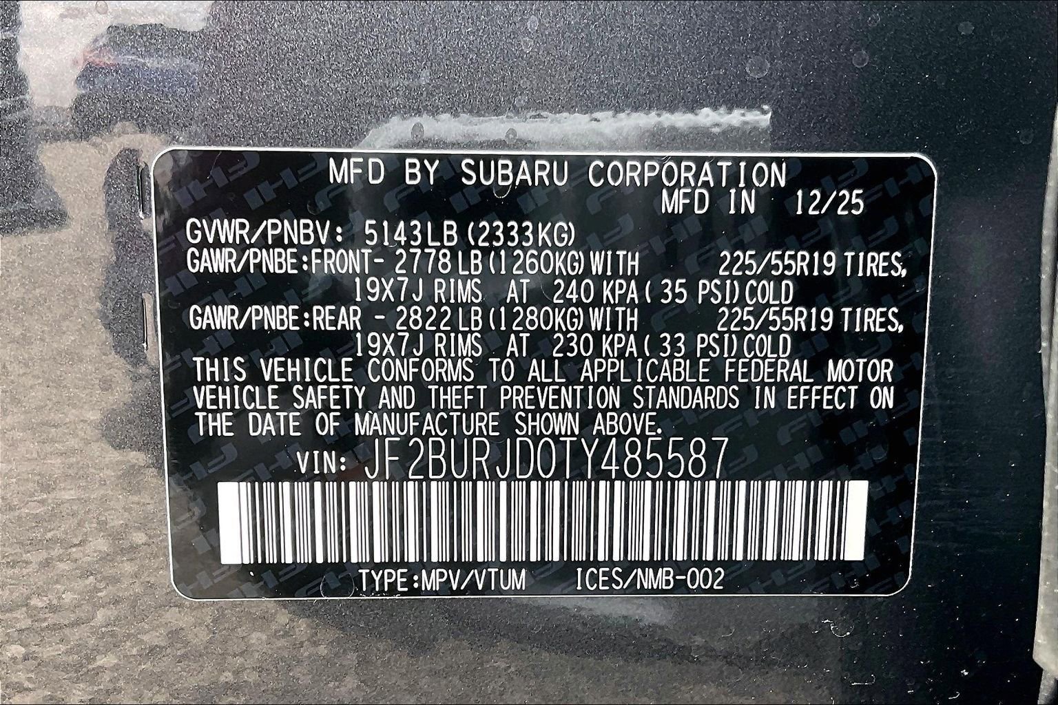 New 2026 Subaru Outback Touring XT image 12