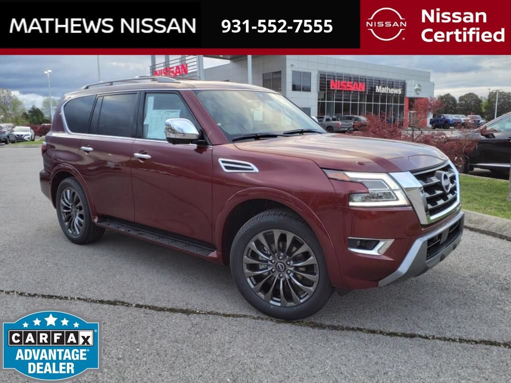 Certified 2024 Nissan Armada Platinum w/ Captain's Chairs Package RWD video 1