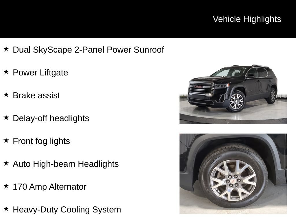 Used 2020 GMC Acadia SLT w/ Trailering Package AWD/4WD image 19
