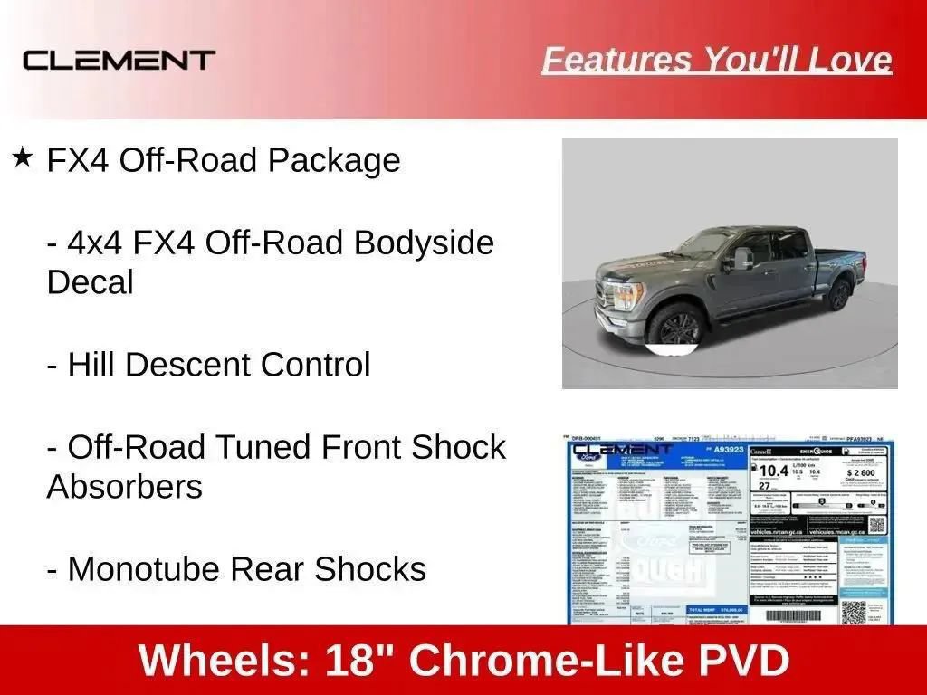 Used 2023 Ford F150 XLT w/ Equipment Group 302A High AWD/4WD image 99