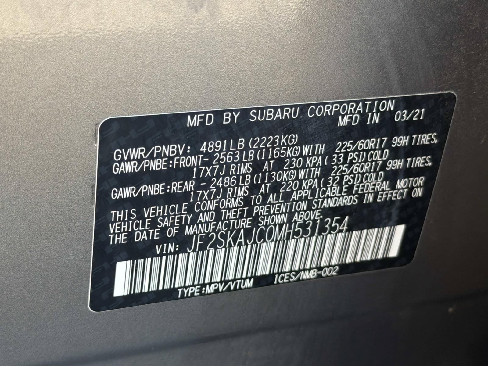 Used 2021 Subaru Forester Premium w/ Popular Package #1 AWD/4WD image 35