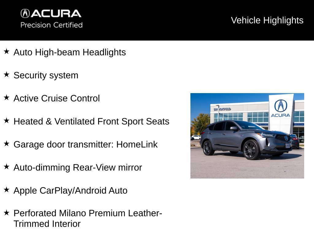 Certified 2023 Acura RDX w/ Advance Package AWD/4WD image 17