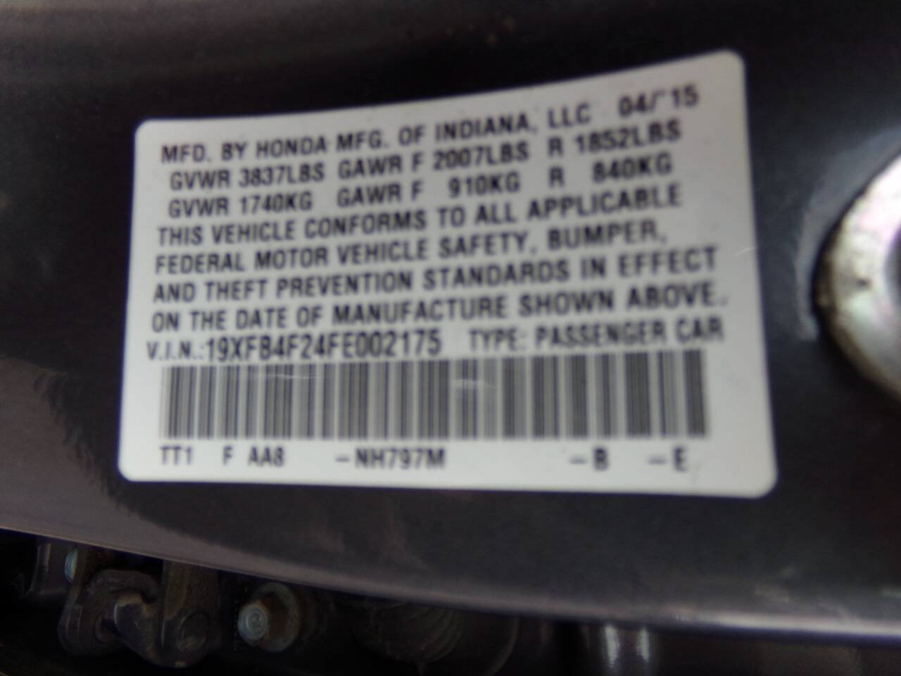 Used 2015 Honda Civic Hybrid Sedan image 49