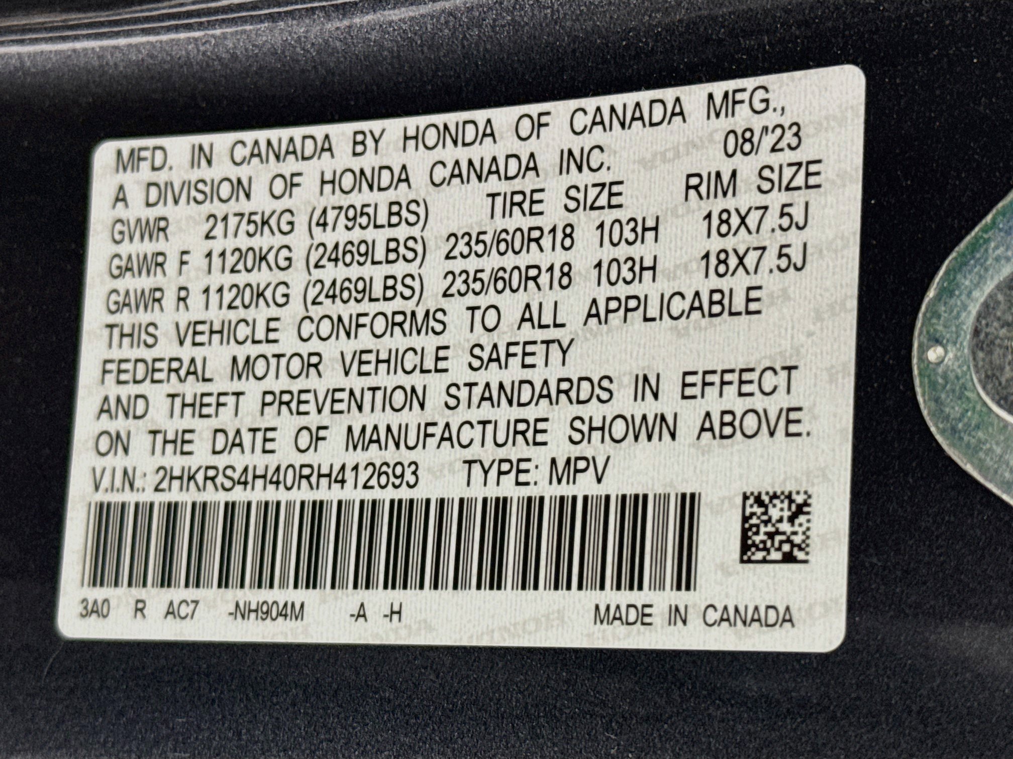 Certified 2024 Honda CR-V EX image 31