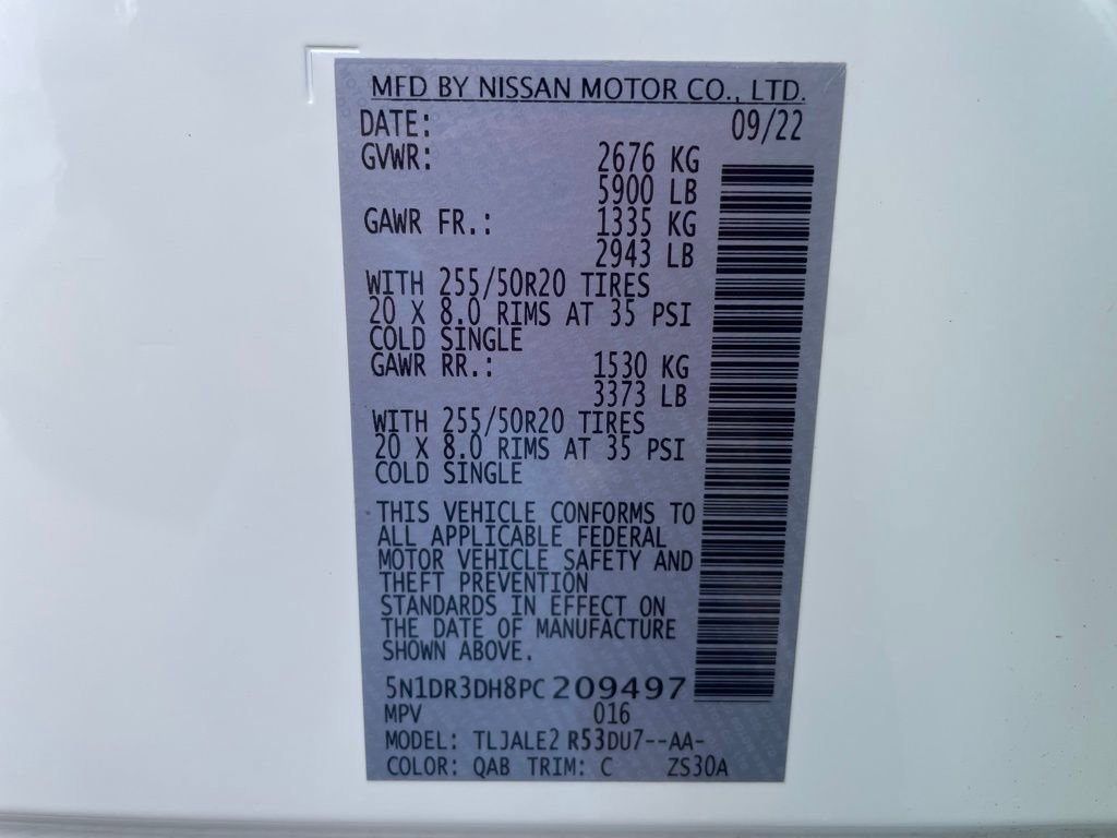 Certified 2023 Nissan Pathfinder Platinum image 27