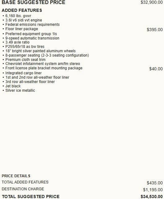 Certified 2020 Chevrolet Traverse LS w/ LPO, Floor Liner Package FWD image 2