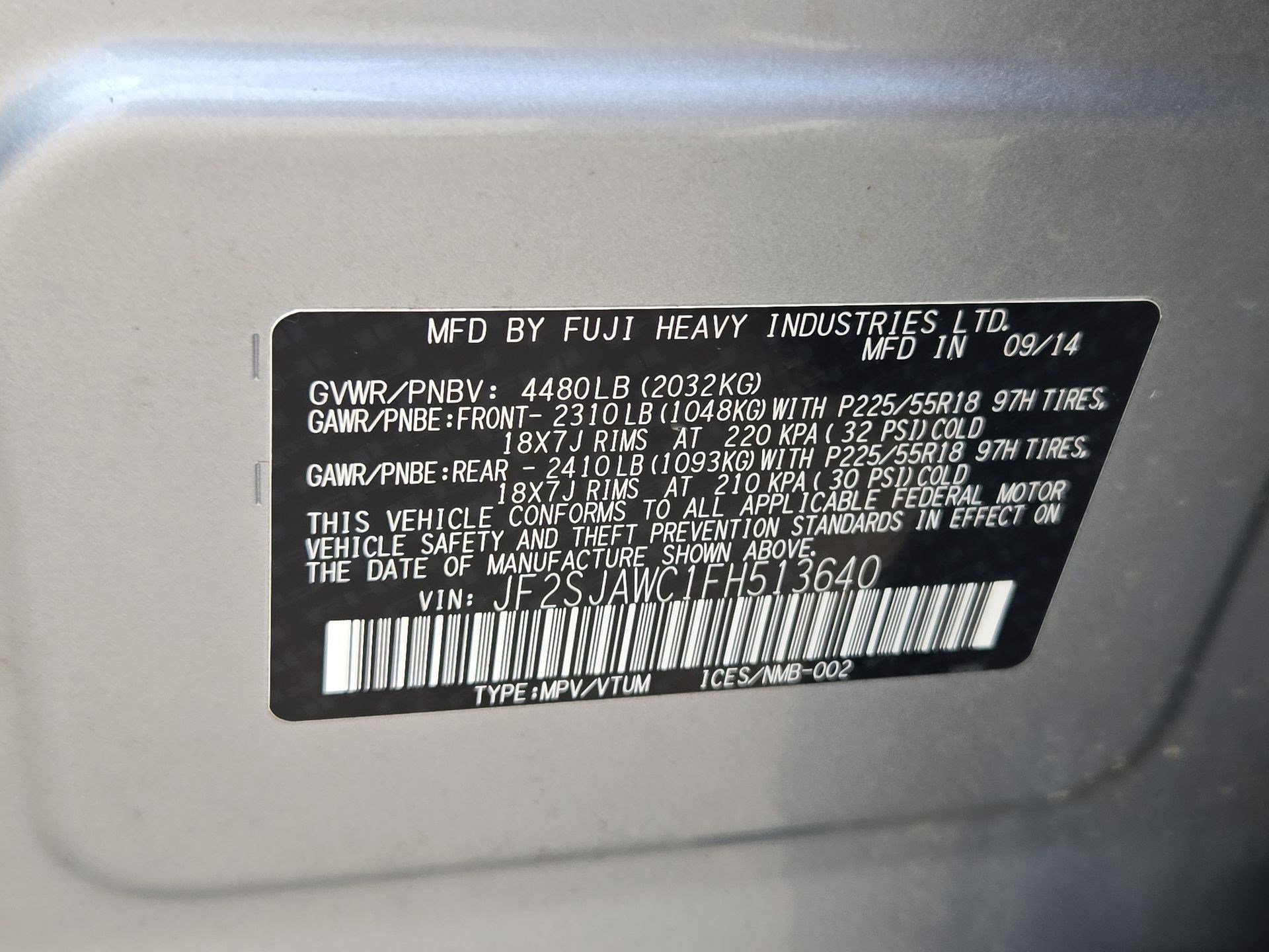 Used 2015 Subaru Forester 2.5i Touring w/ Eyesight & Navigation System AWD/4WD image 31