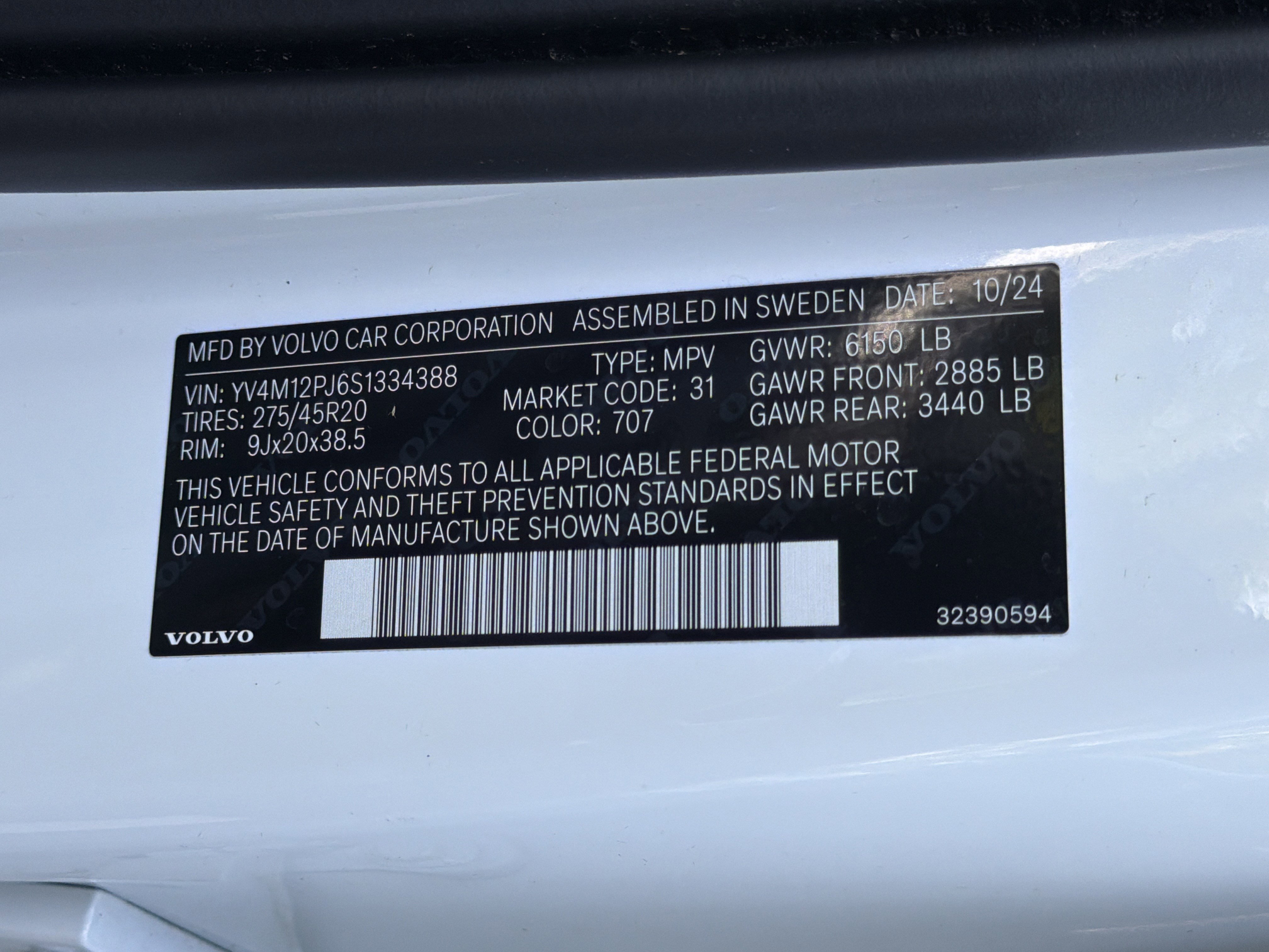 Certified 2025 Volvo XC90 B5 Core w/ Protection Package AWD/4WD image 36