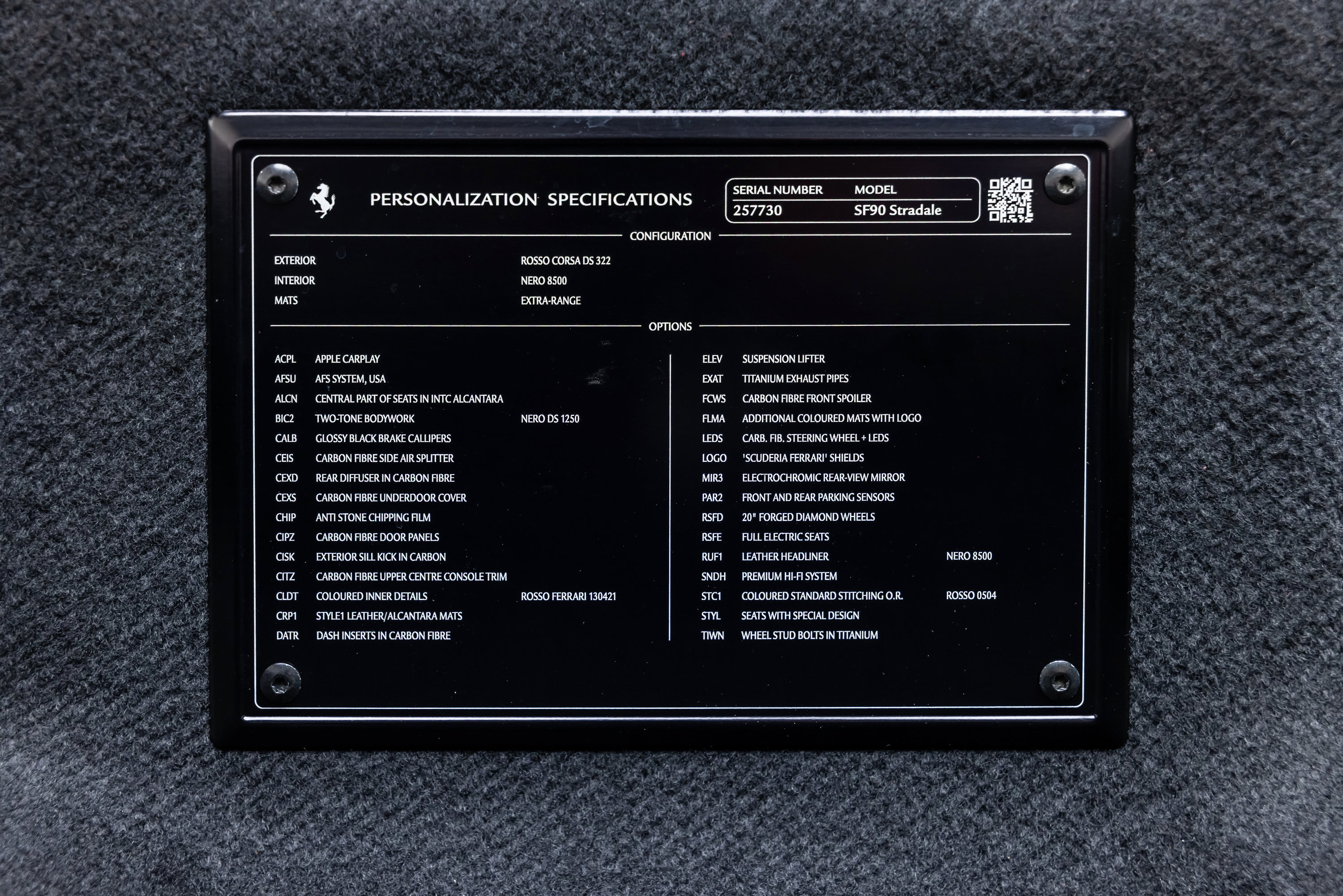 Certified 2021 Ferrari SF90 Stradale AWD/4WD image 38