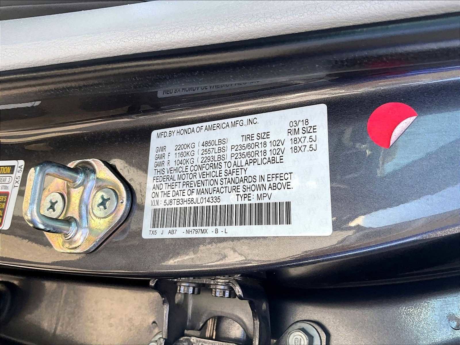 Used 2018 Acura RDX FWD w/ Technology Package image 34