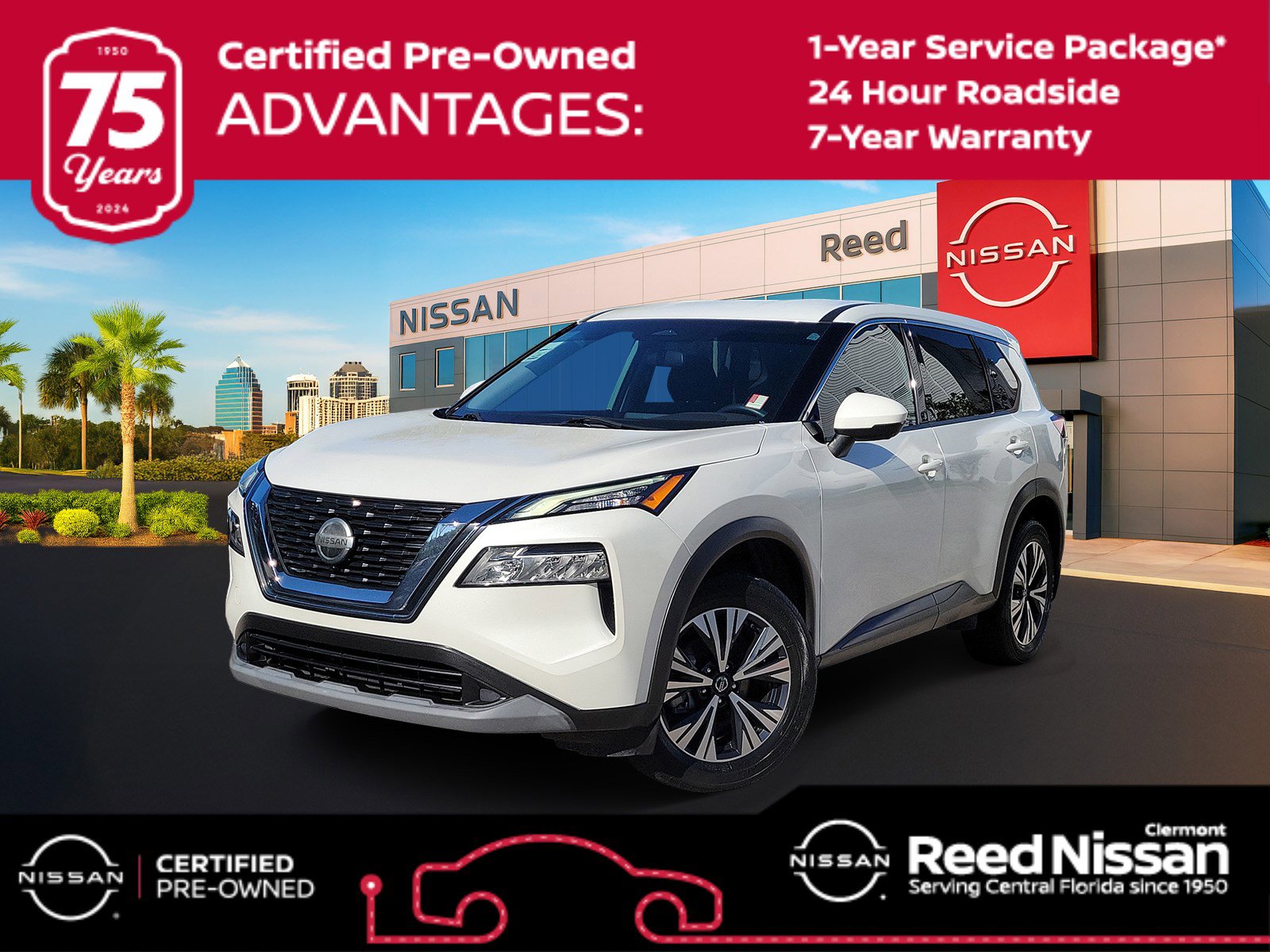 Used 2021 Nissan Rogue SV FWD image 1