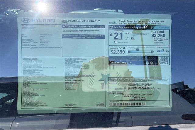 New 2026 Hyundai Palisade Calligraphy image 13