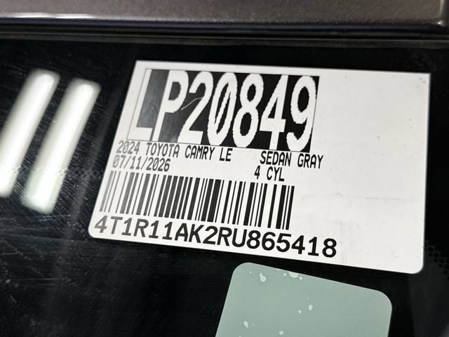 Used 2024 Toyota Camry LE w/ Convenience Package FWD image 29