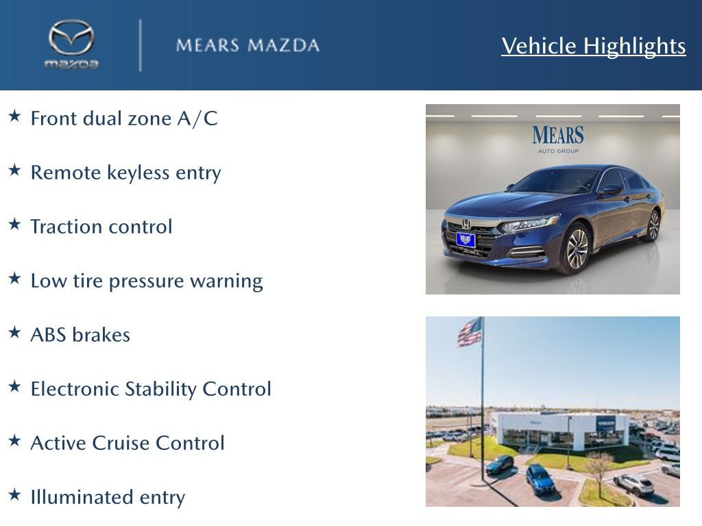 Used 2020 Honda Accord Hybrid image 2