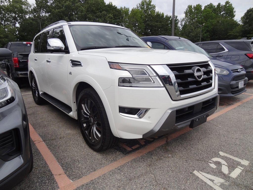 Used 2022 Nissan Armada Platinum w/ Captain's Chairs Package