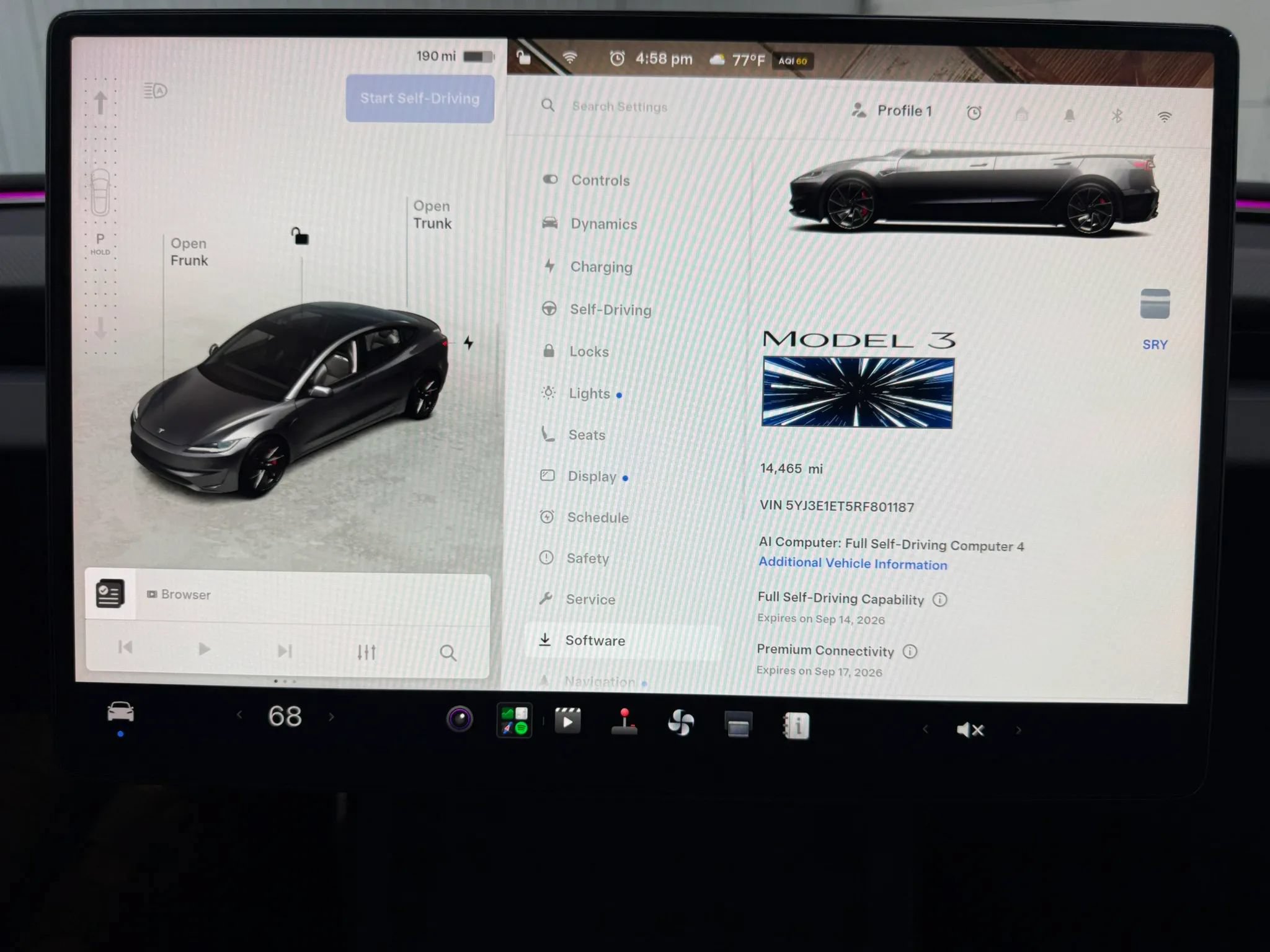 Used 2024 Tesla Model 3 Performance AWD/4WD image 22