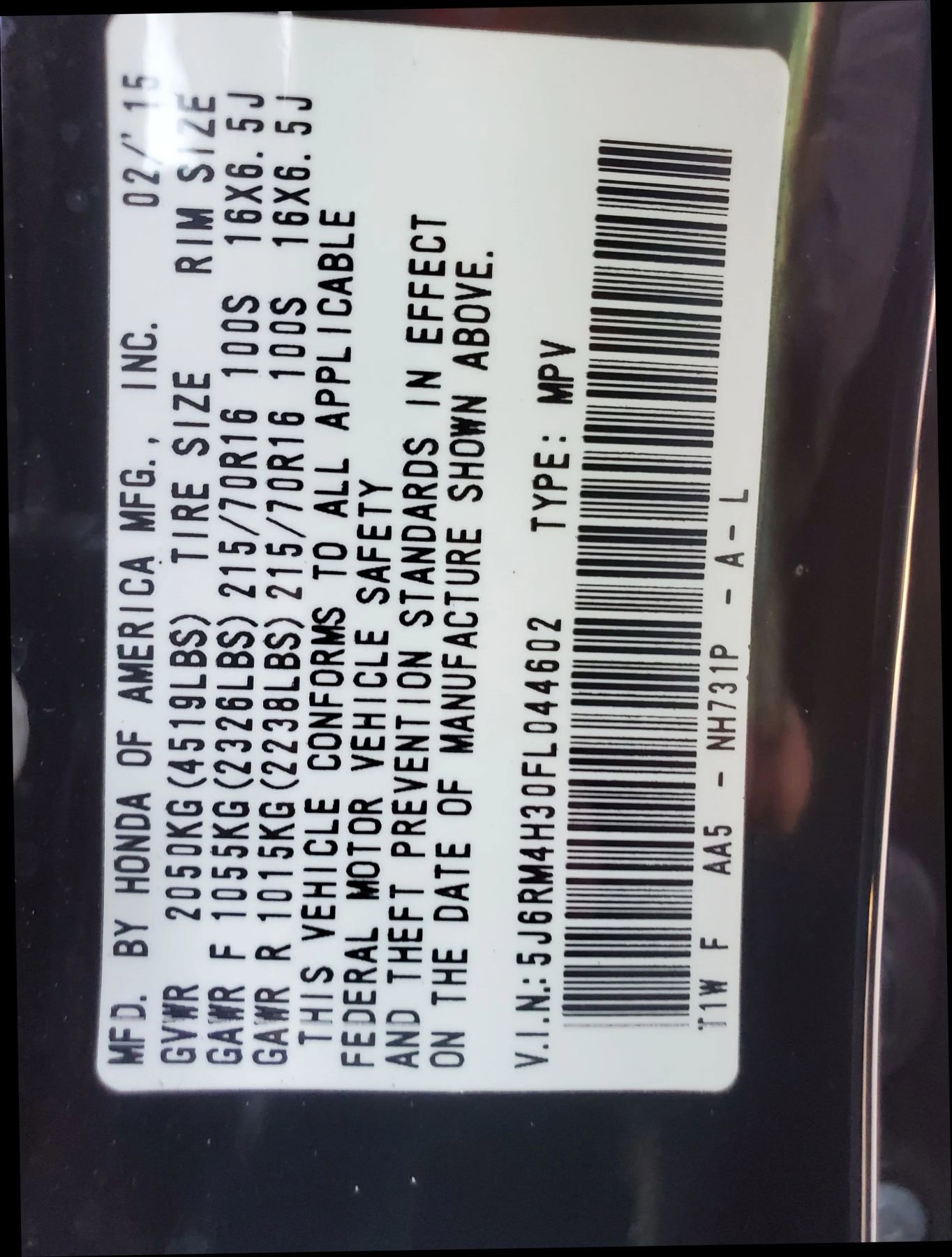 Used 2015 Honda CR-V LX image 48