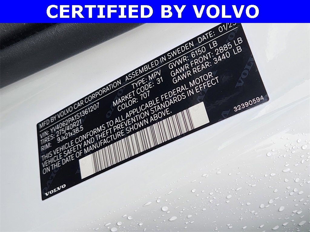 Used 2025 Volvo XC90 B6 Core w/ Protection Package Premier image 34