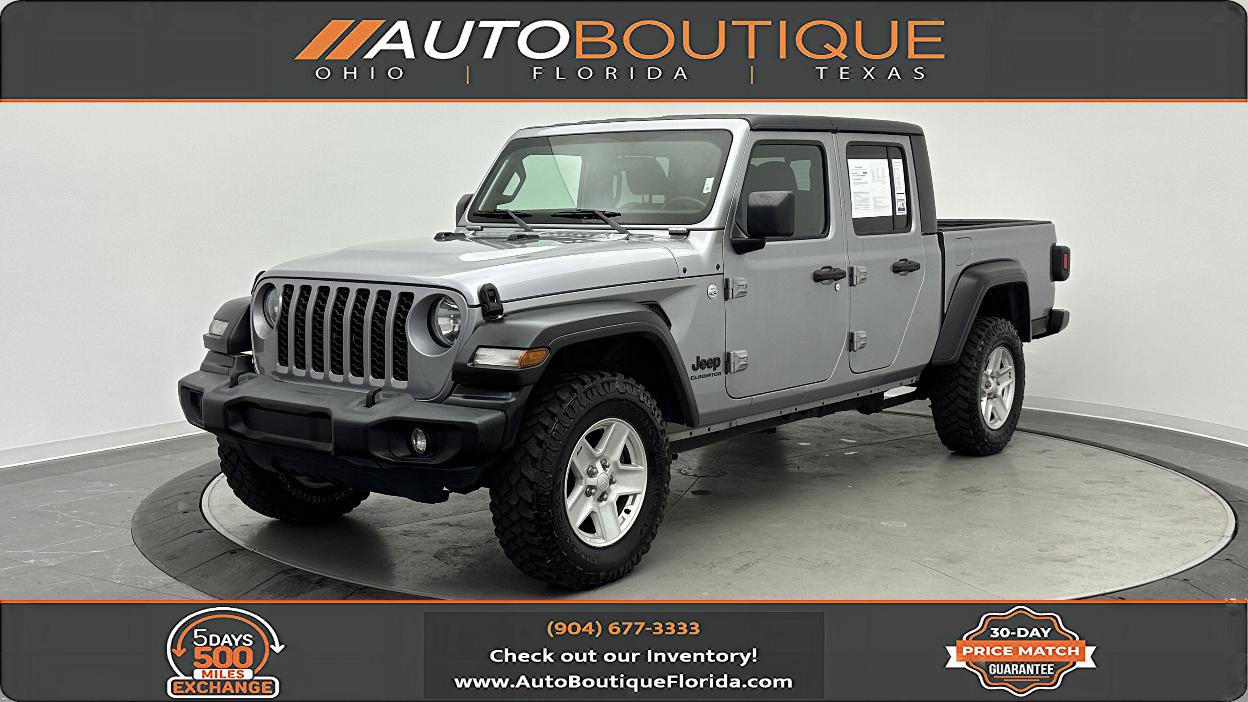 Used 2020 Jeep Gladiator Sport w/ Quick Order Package 24S