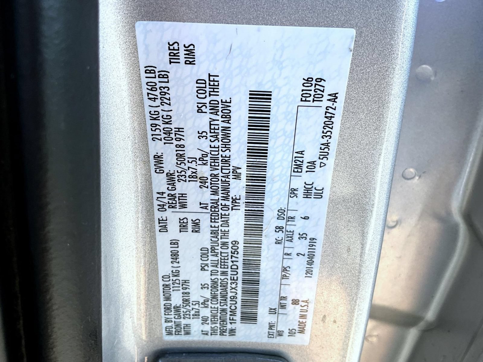 Used 2014 Ford Escape Titanium AWD/4WD image 27