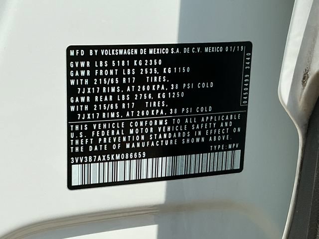 Used 2019 Volkswagen Tiguan SE w/ Panoramic Sunroof Package FWD image 31