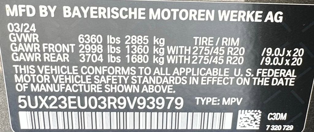 Certified 2024 BMW X5 xDrive40i w/ Premium Package image 45