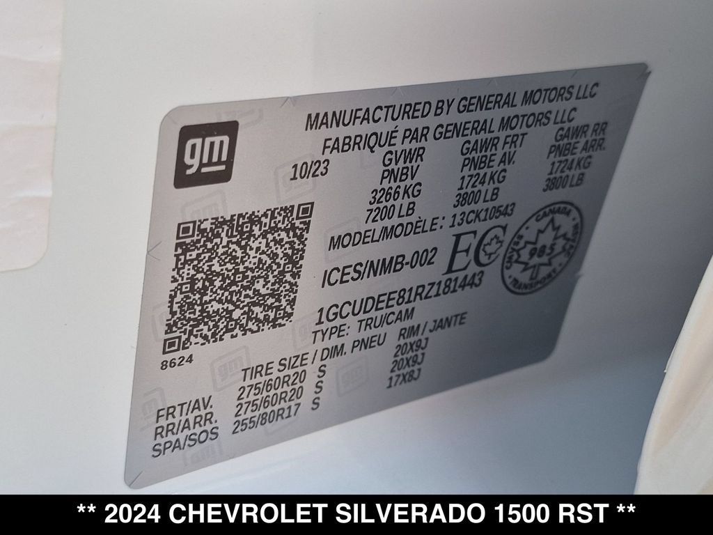Used 2024 Chevrolet Silverado 1500 RST AWD/4WD image 29